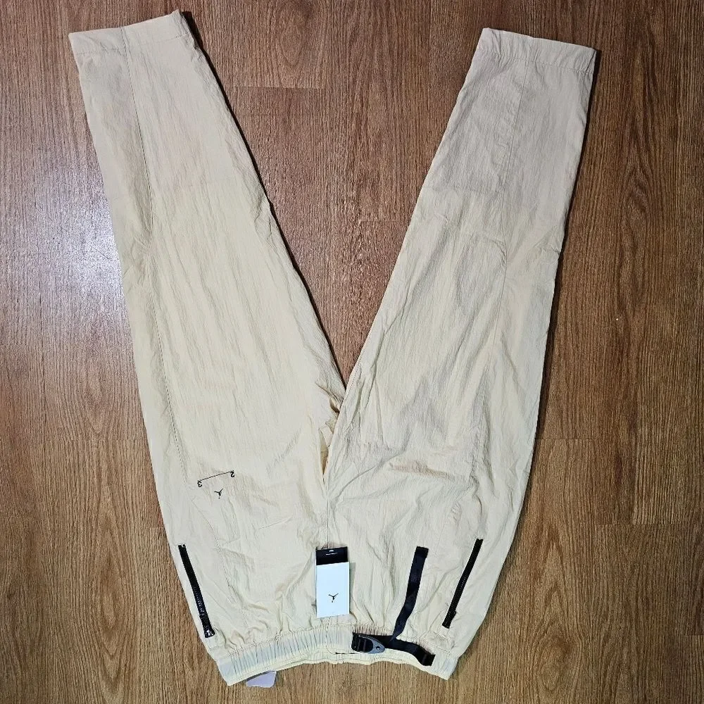 Nike Air Jordan 23 Engineered Repel Woven Jogger Pants DQ8066-252 Sesame Size XL